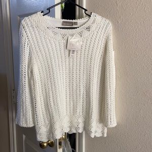 White Croft & Barrow Sweater